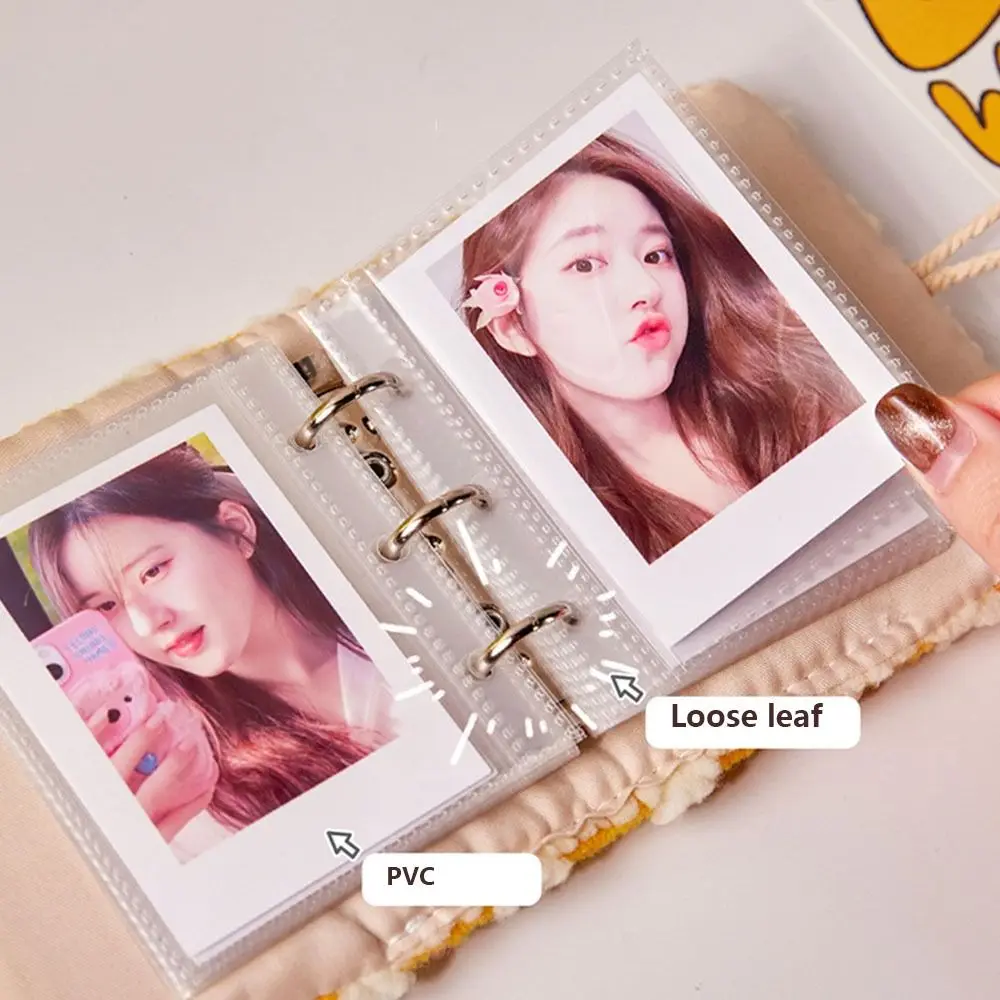 Плюшевый фотоальбом с отрывными листами переплет INS 3-дюймовая коллекция