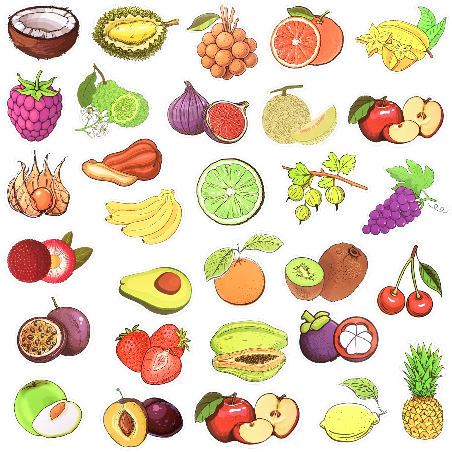 Наклейки неоновые в стиле ретро 10/50 шт.