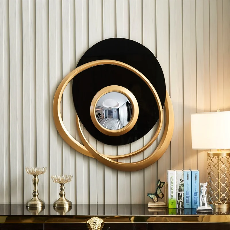 

Modern Creative Decorative Mirrors Design Gold Living Room Decorative Mirrors Luxury Art Wandspiegel Home Decorating WZ50DM