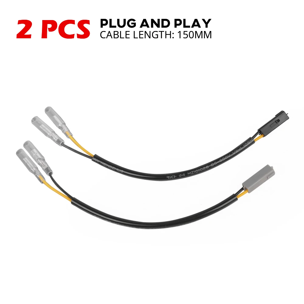 

Кабель-адаптер для сигнала поворота для KAWASAKI Z400 Z800 Z1000 Z300 Z250 NINJA 300 Versys 650 1000 KLX