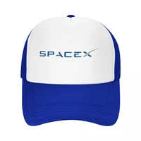 personalized space x letter print baseball cap men women adjustable trucker hat summer sports hats snapback caps
