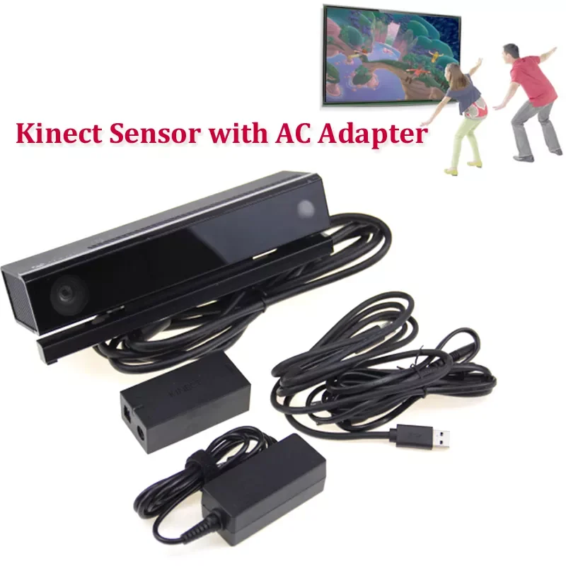 

Kinect 2,0 3.0 датчик + адаптер питания переменного тока для Xbox one S / X / Windows ПК для XBOX ONE Kinect Sensor + kinect для телевизора для xbox