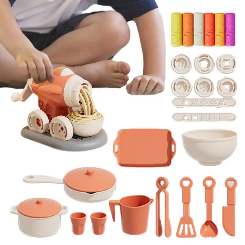 

Playdough Tools Kitchen Creations Noodle Party Playset Kitchen Play Toys And Dough Accessories Sets For Kids Age 3 4 5 6 7 8