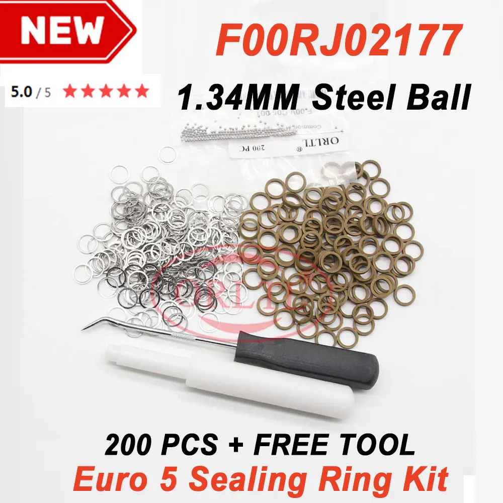 

200 шт. дизель F00VC99002 F00VC05008 F00VC05001 F00VC05009 F00RJ02177 Euro5 ремонтный комплект прокладка для форсунки BOSCH
