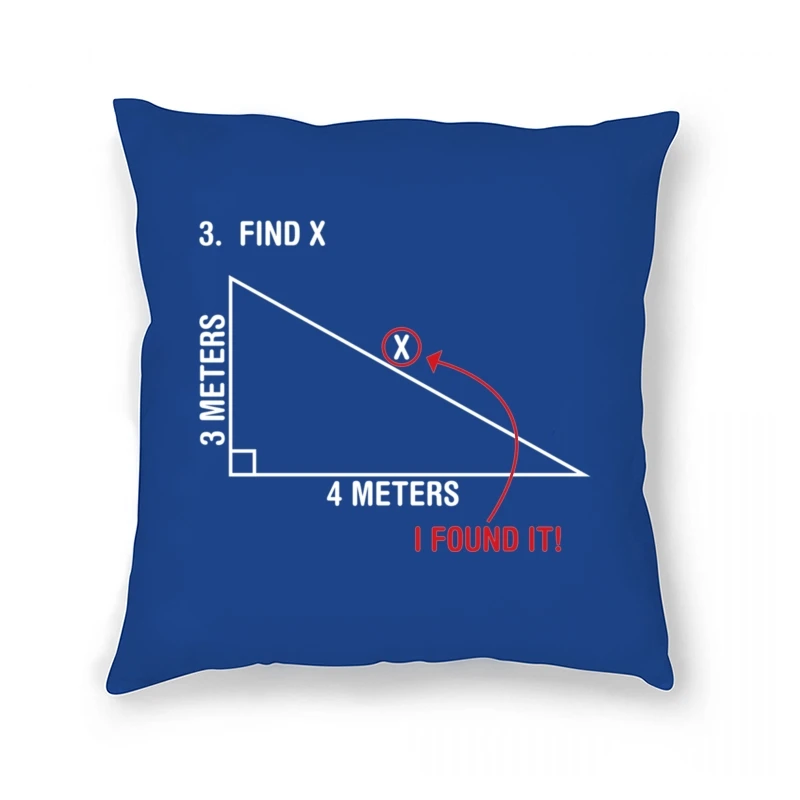 

find X funny Pillow Case Homme Graphic math Brand Casual cool Streetwear Harajuku clothes