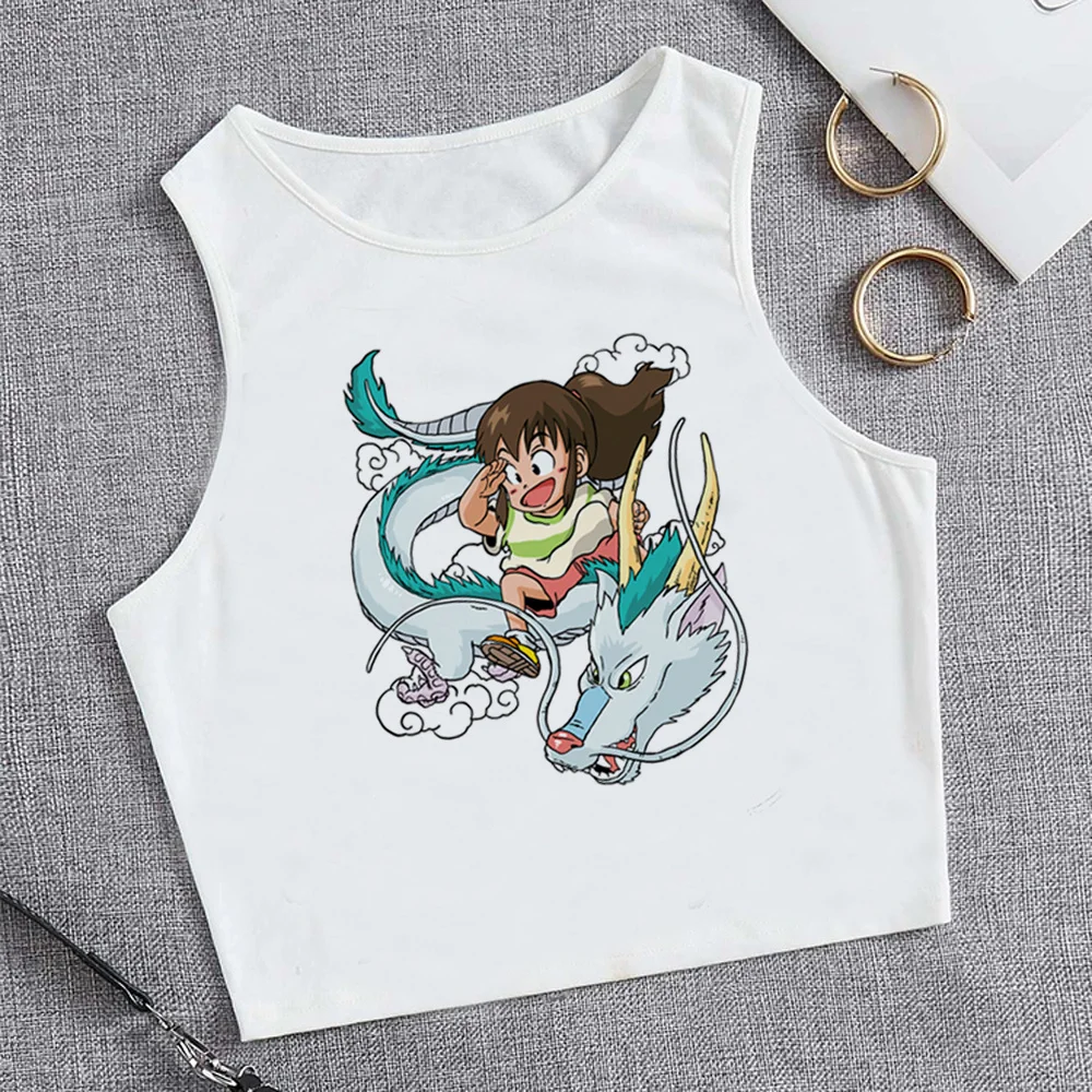 

japanese anime tank top graphic yk2 crop top Female graphic aesthetic goth manga tshirt t-shirts