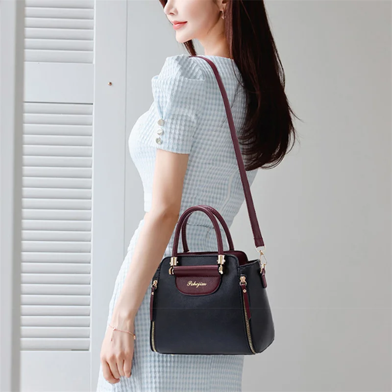 

New Trend Messenger Bag For Women's Retro Handbags Luxury Vintage Handbag Designer Pu Leather Shoulder Bags for Women