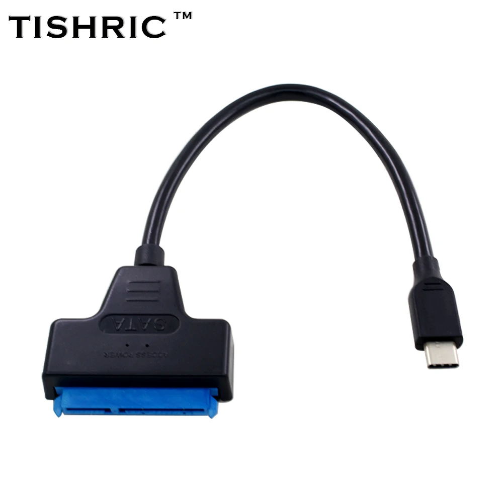 Usb-кабель TISHRIC с разъемами Sata и Usb 3 0 2.0 Type-C до 6 Гбит/с поддержка внешнего жесткого
