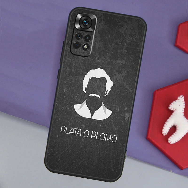 Plata O Plomo Narcos Pablo Escobar Funda для Xiaomi Redmi Note 14 13 12 11 Pro 9 10 9S 10S 11S 12S 14C 10C 12C 13C Case