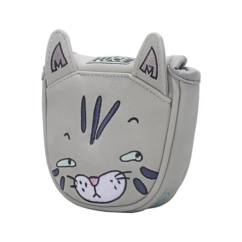 

Golf Head Covers Putter Headcover For Golf Portable Putter Mallet Golf Club Protector With Magnetic Closure For Beginners And