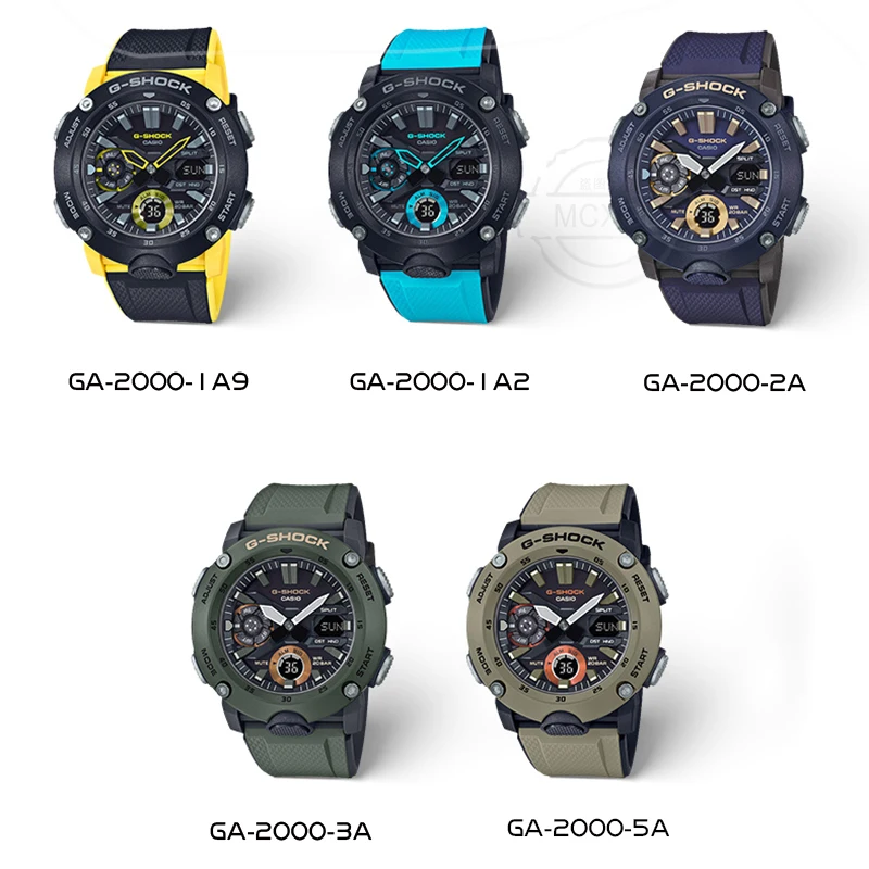 24mm Resin Strap Suitable For Casio Pro Trek GA2000 PRG-600 PRW-6600 PRG650 Watchbands Men's Sports Waterproof Watch Accessories