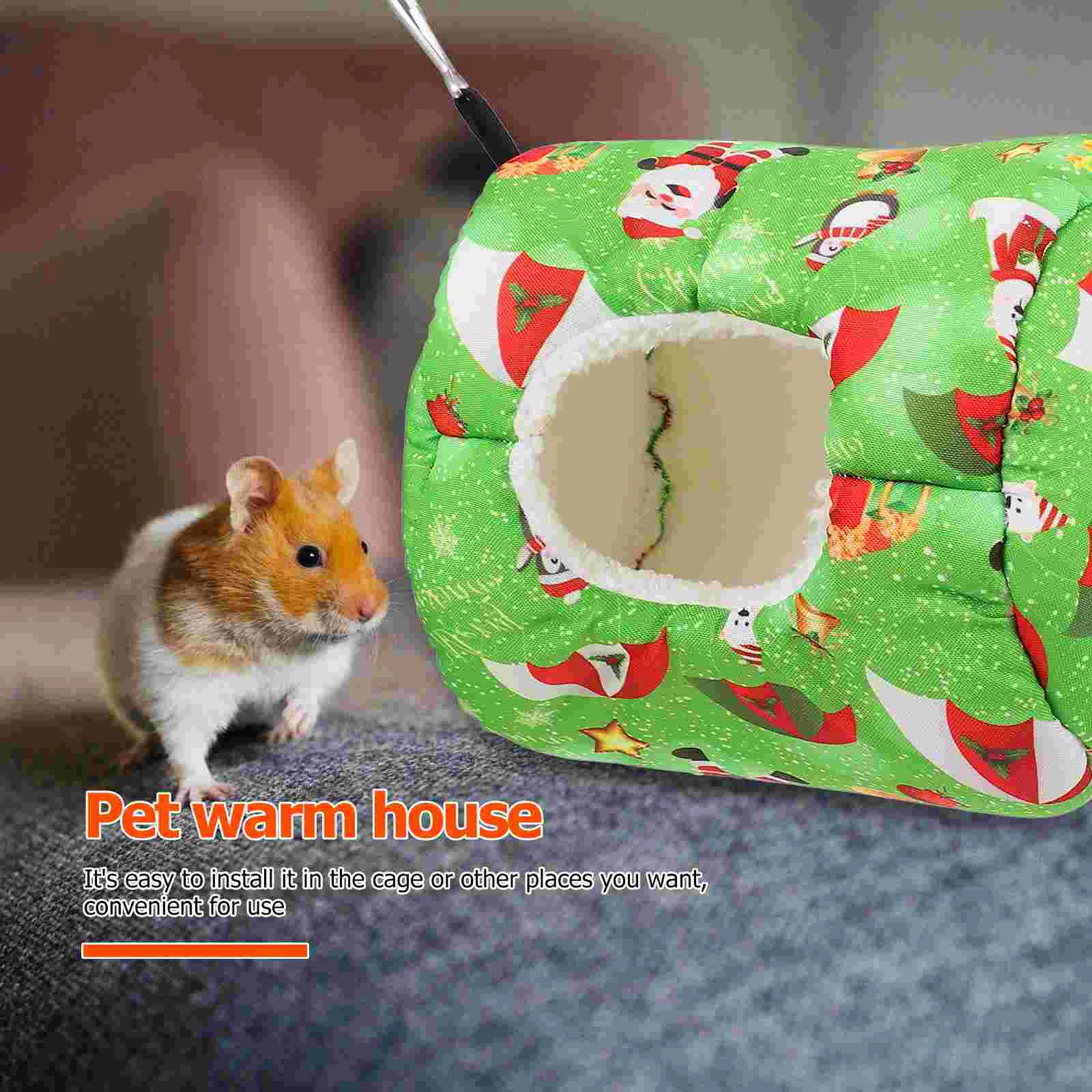 

Pet Cage Accessories Hamster Christmas Nest Small Animal Hammock Sleeping House