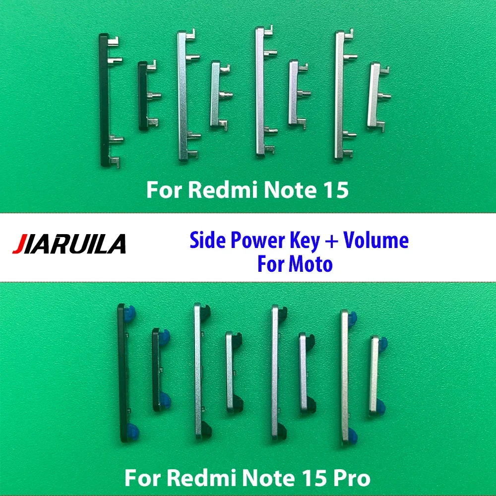 Новые боковые кнопки (питание и регулировка громкости) для Xiaomi Redmi Note 15 Pro Plus, запчасти для Redmi Note 15 5G (art.: 3920d89be0c3c) - 3920d89be0c3c