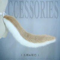 cosplay acc beast ear loveliness girl fox tail dress up anime expo party hair clasp plush