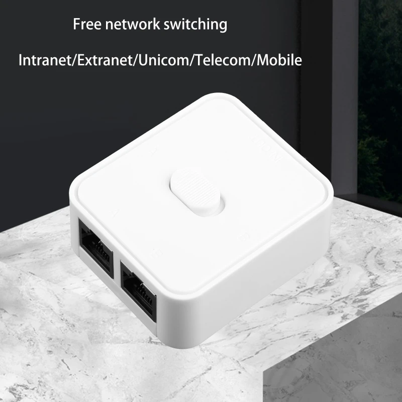 

Гигабитный коммутатор с 2 портами Lan высокопроизводительный Ethernet для смарт-коммутатора 100 Мбит/с RJ45 Интернет-Сплиттер P9JD