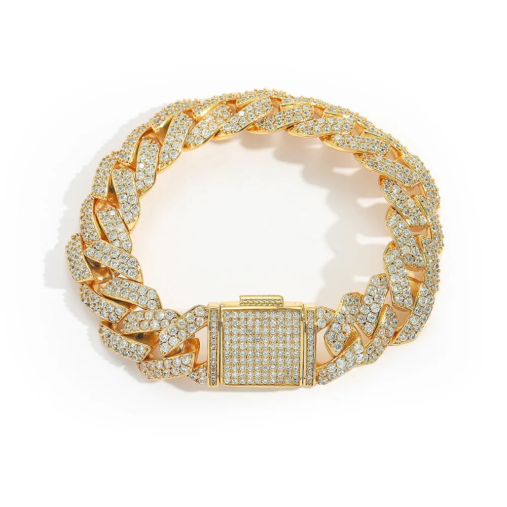 

Мужской браслет в стиле хип-хоп, 15 мм