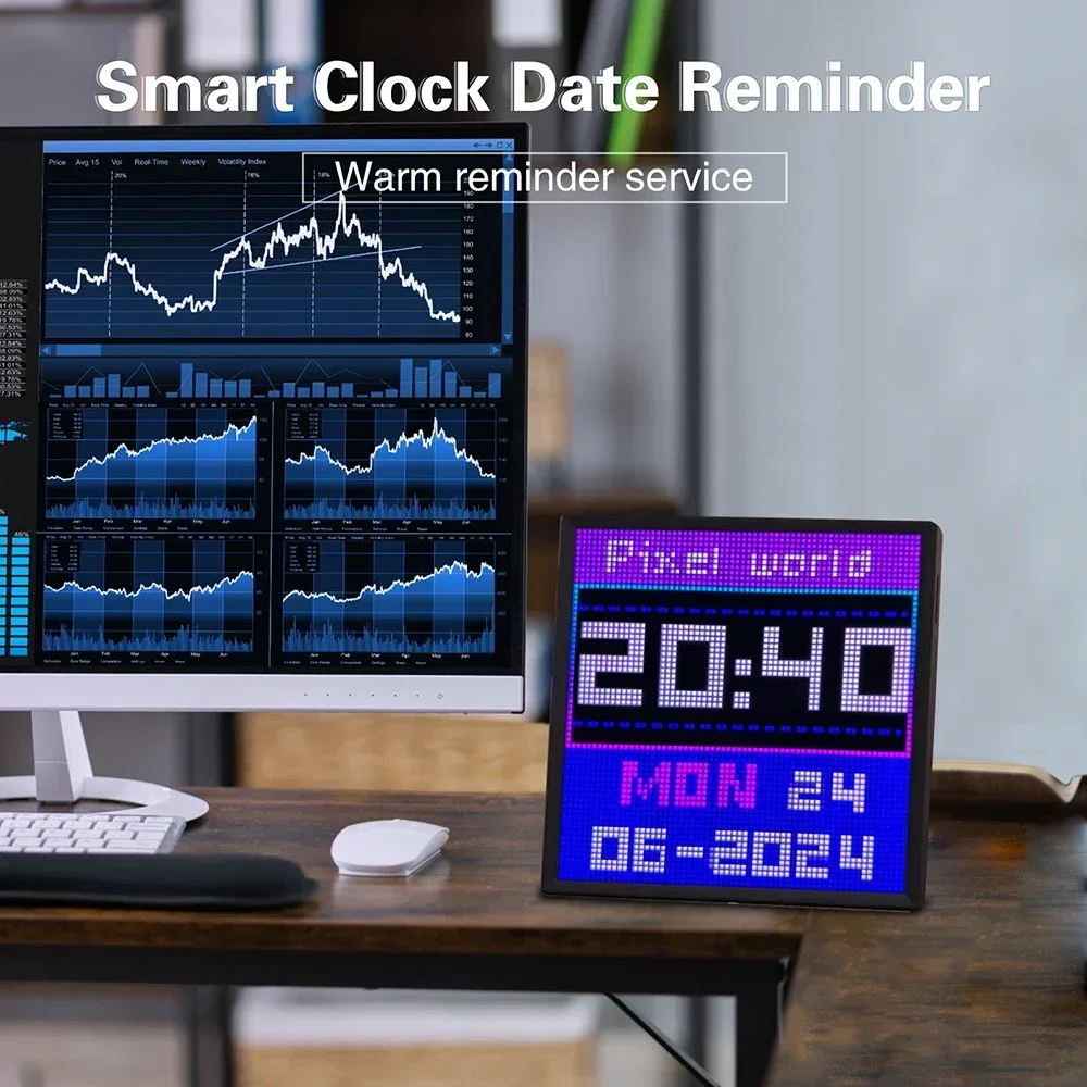 64x6 4-элементный пиксельный дисплей управление приложением программируемый