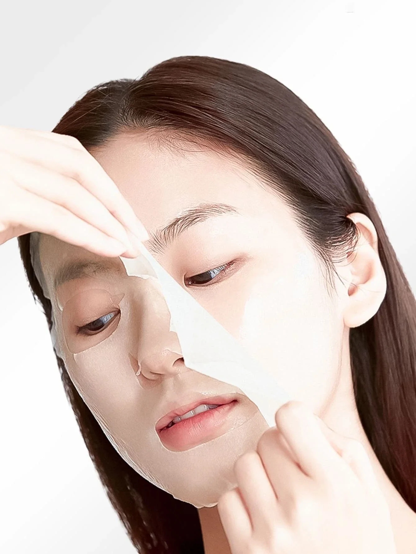 50 шт. сжатые маски для лица красоты DIY натуральные ухода за кожей с чашей