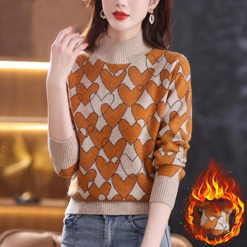 Женский пуловер в стиле пэчворк модные облегающие офисные вязаные топы с