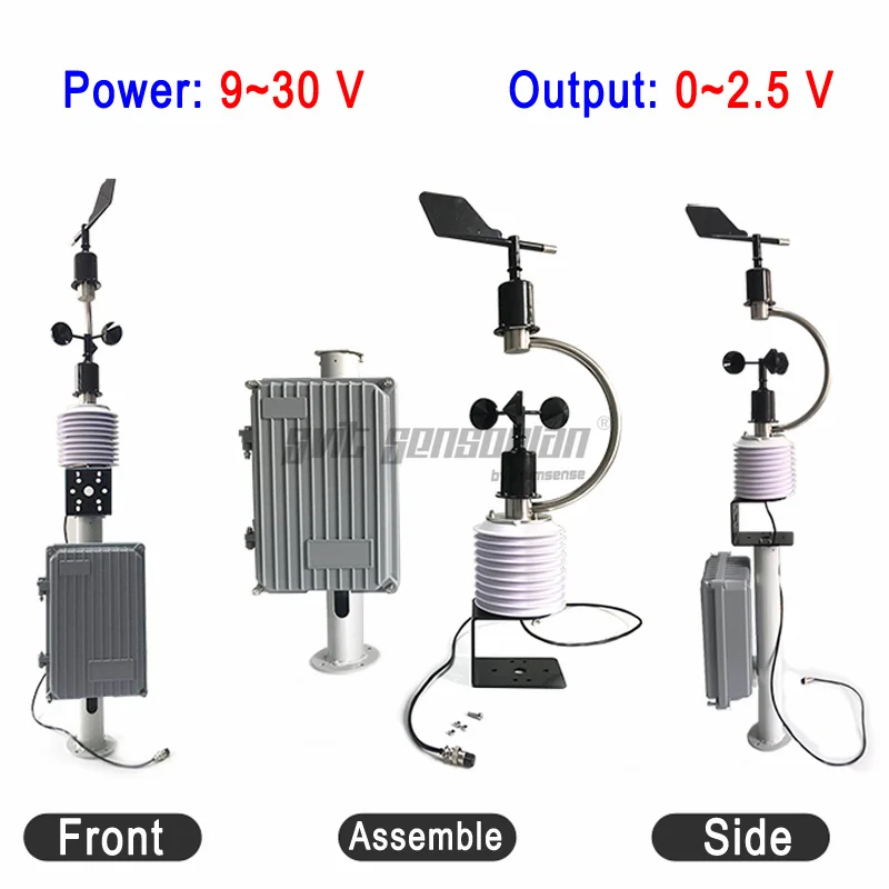 

Trumsense STTWSWDI930025C Integrated Wind Speed and Direction Sensor 9 to 30V Power 0 to 2.5V Output Polycarbon Material