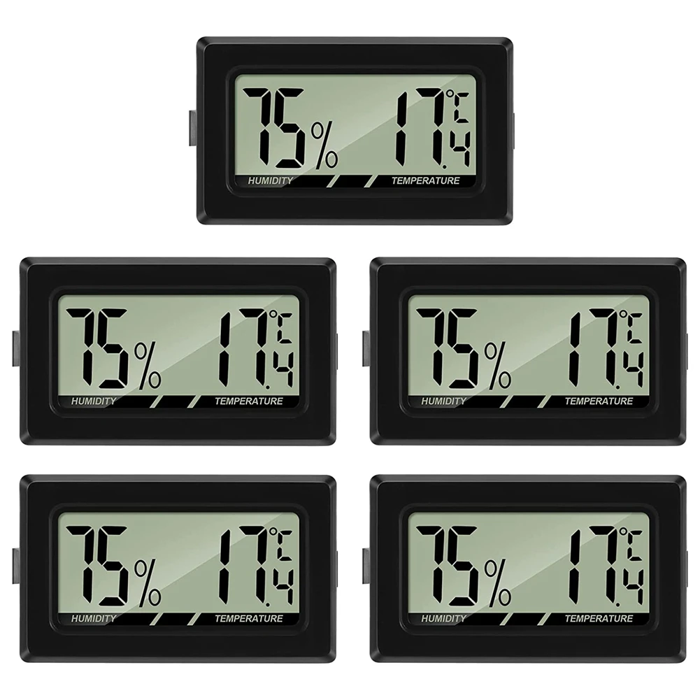 

Thermometer Hygrometer Mini LCD Digital Indoor Thermo-Hygrometer Humidity Meter for Office Baby Living Room Aquarium