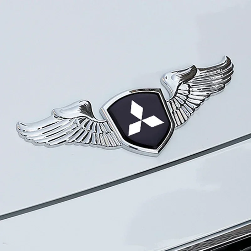 

3D хромированный значок-эмблема для Mitsubishi ASX Lancer Cordia Pajero крышка переднего капота автомобиля Galant Mirage