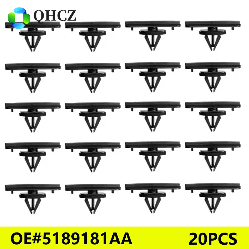 

20 шт. OE # 5189181AA зажимы для молдинга переднего крыла для Jeep Commander XH XK 2006, 2007, 2008, 2009, 2010