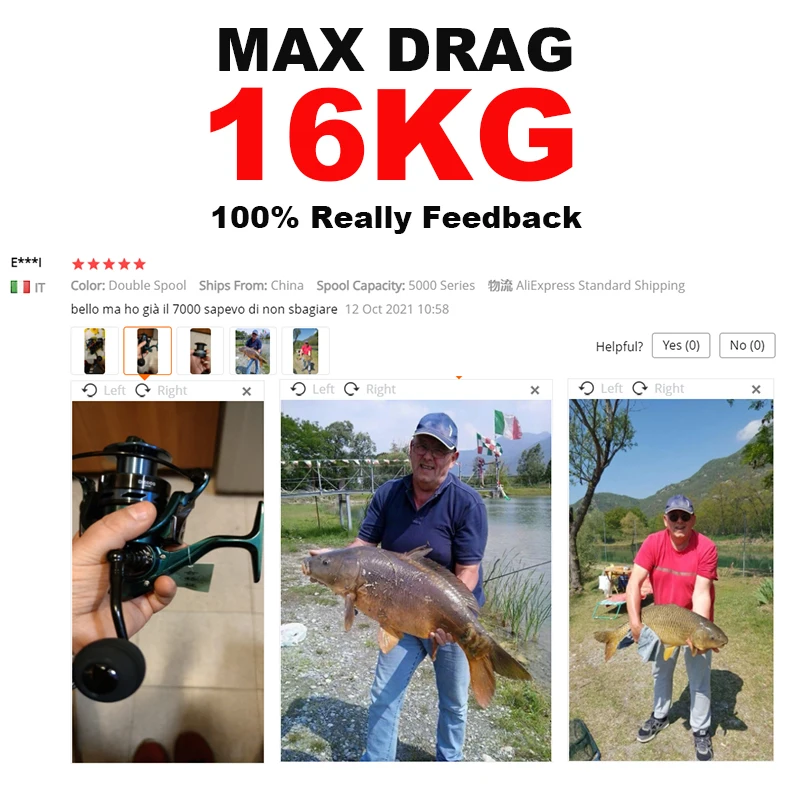 Двойная катушка для спиннинга металлический рычаг l морской рыбалки фидер карпа