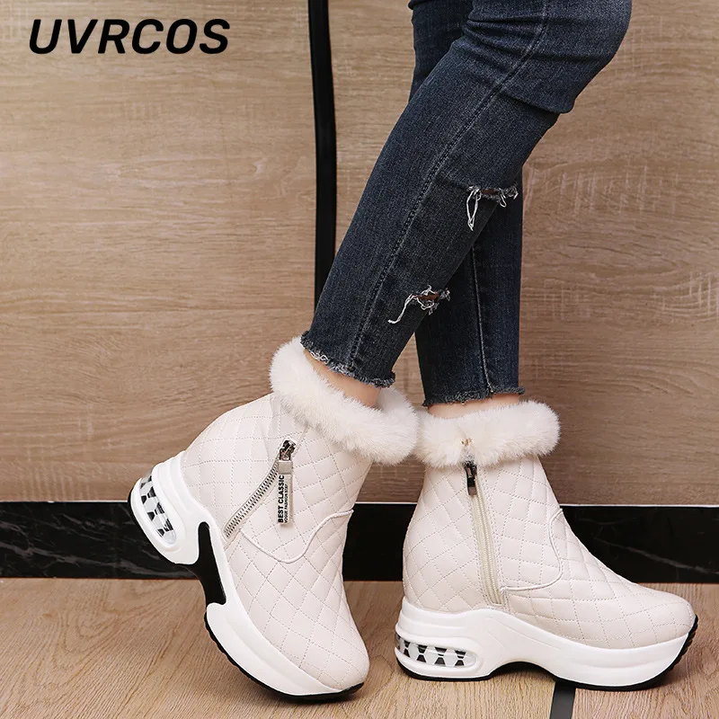 Winter Women Warm Sneakers Platform Snow Shoes 2022 Boots Female Causal for Zipper Ladies The New Listing