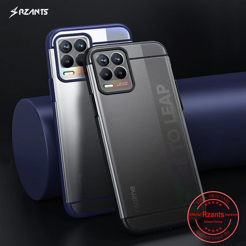 Чехол Rzants для Realme 8 Pro матовый [Белая Акула] антенна матовая ультратонкая