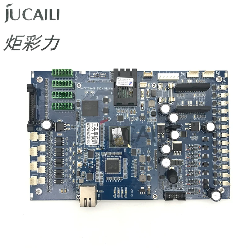 Фото Комплект плат Jucaili Senyang для EPS XP600/TX800, плата каретки с 3 головками, основная плата для УФ-планшетного принтера Audley. №3