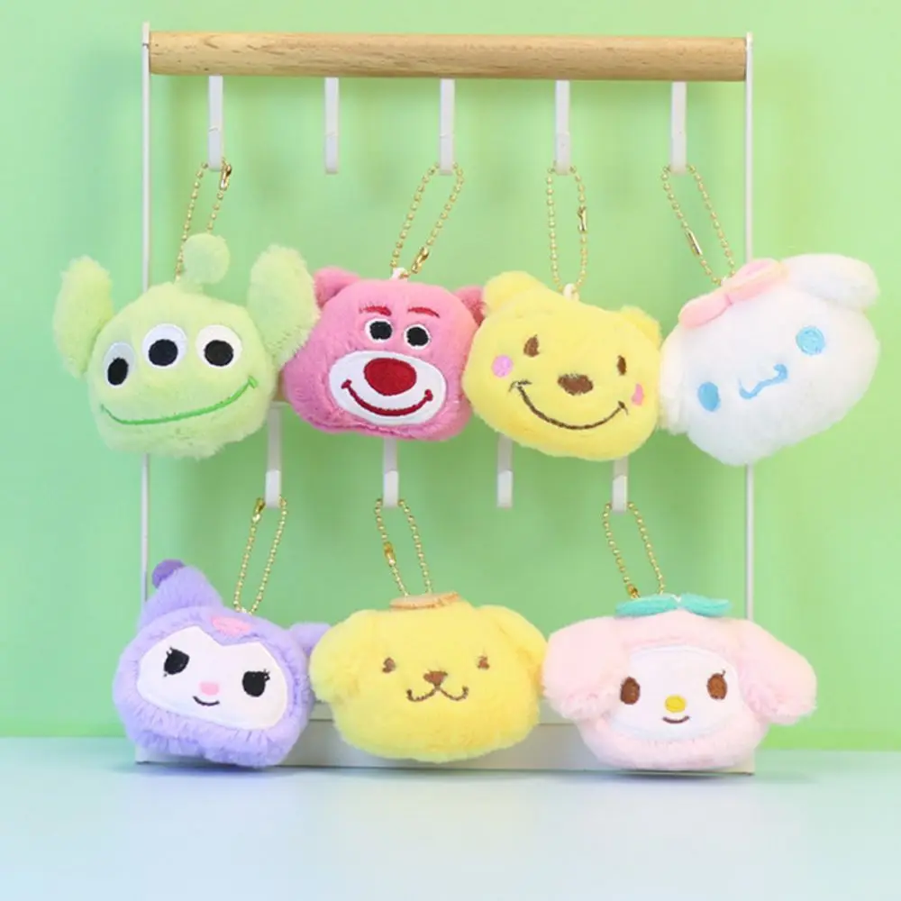 

Sanrio Plush Pendant Anime Hello Kitty My Melody Kuromi Cinnamoroll Girls Bag Clothes Box Plush Pendant Filler Collection Decor
