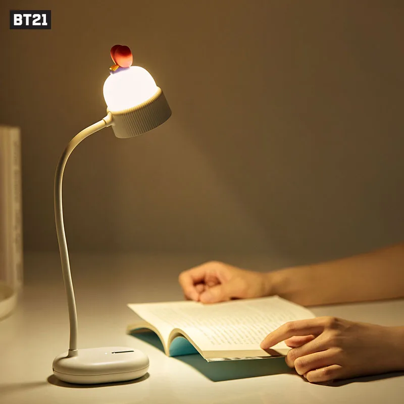 

Kawaii BT21 аниме хобби ТАТА Rj Chimmy Cooky Shooky милые домашние дети обучение защиты глаз настольная лампа светильник