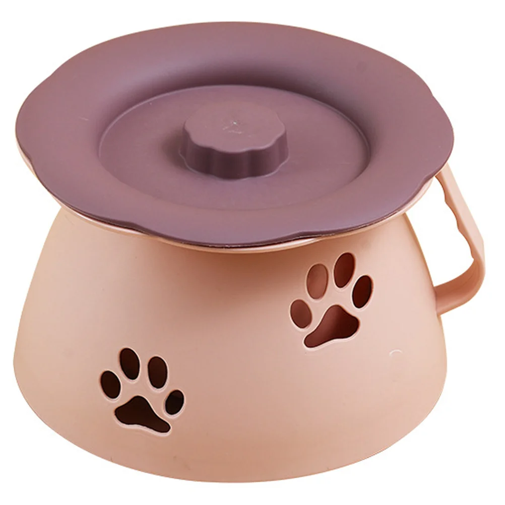 

1 Pc Home Simple Useful Handle Bucket Spittoon with Lid for Home Elder