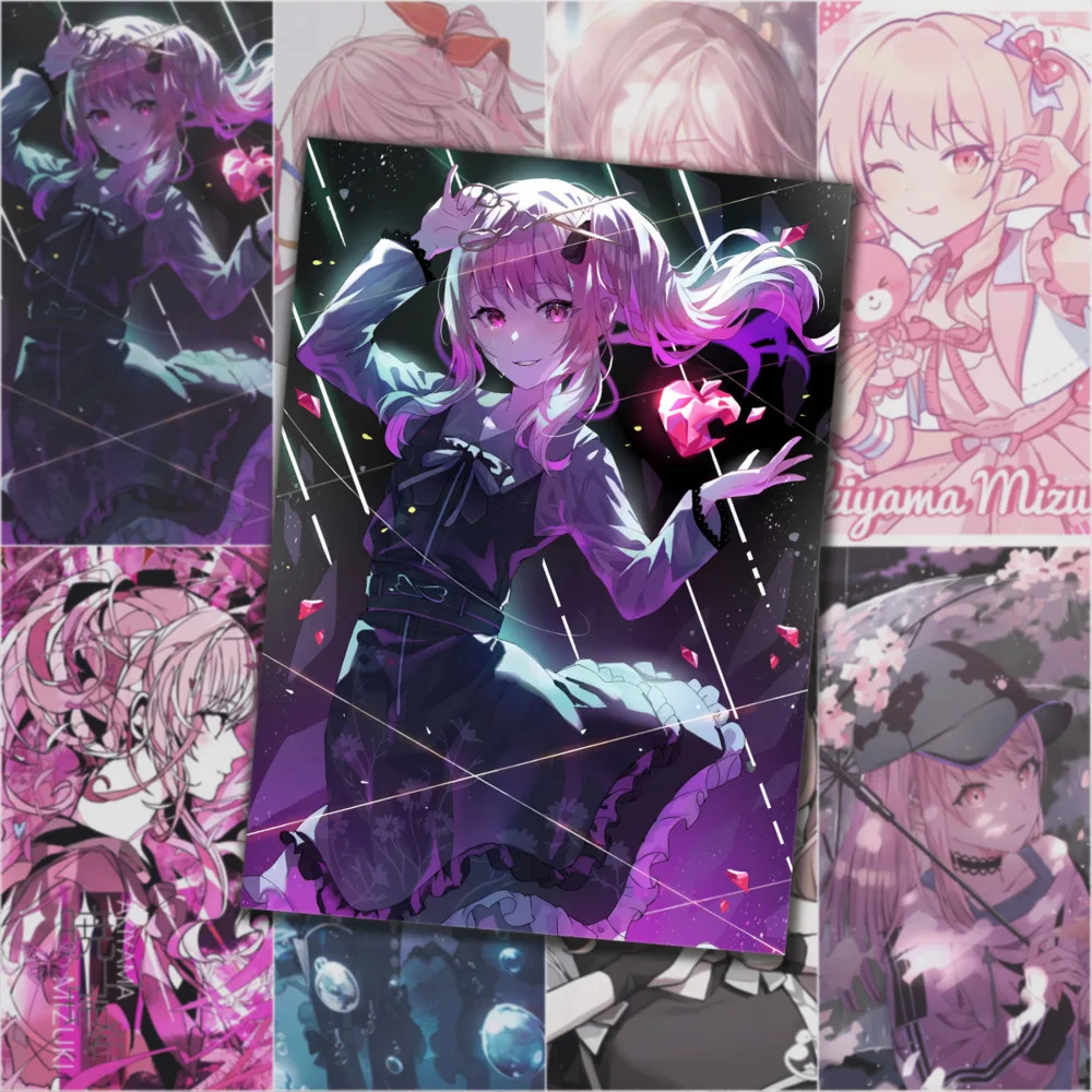 Аниме проект Sekai Akiyama Mizuki для ноутбука гитары милые мультяшные наклейки украшение