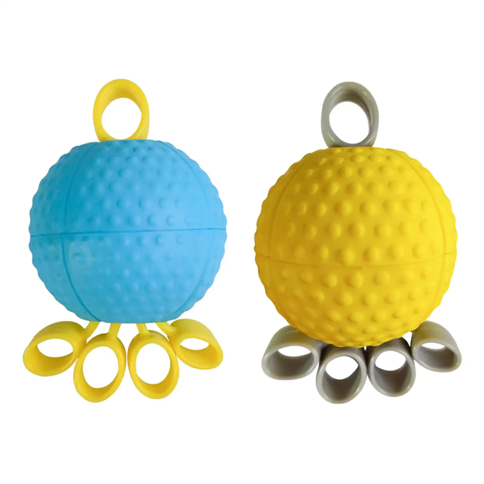 

Finger Grip Ball Hand Finger Strength Circle Stretcher Hand Exerciser Finger Orthosis for Adults Hand Cramps Squeeze Ball