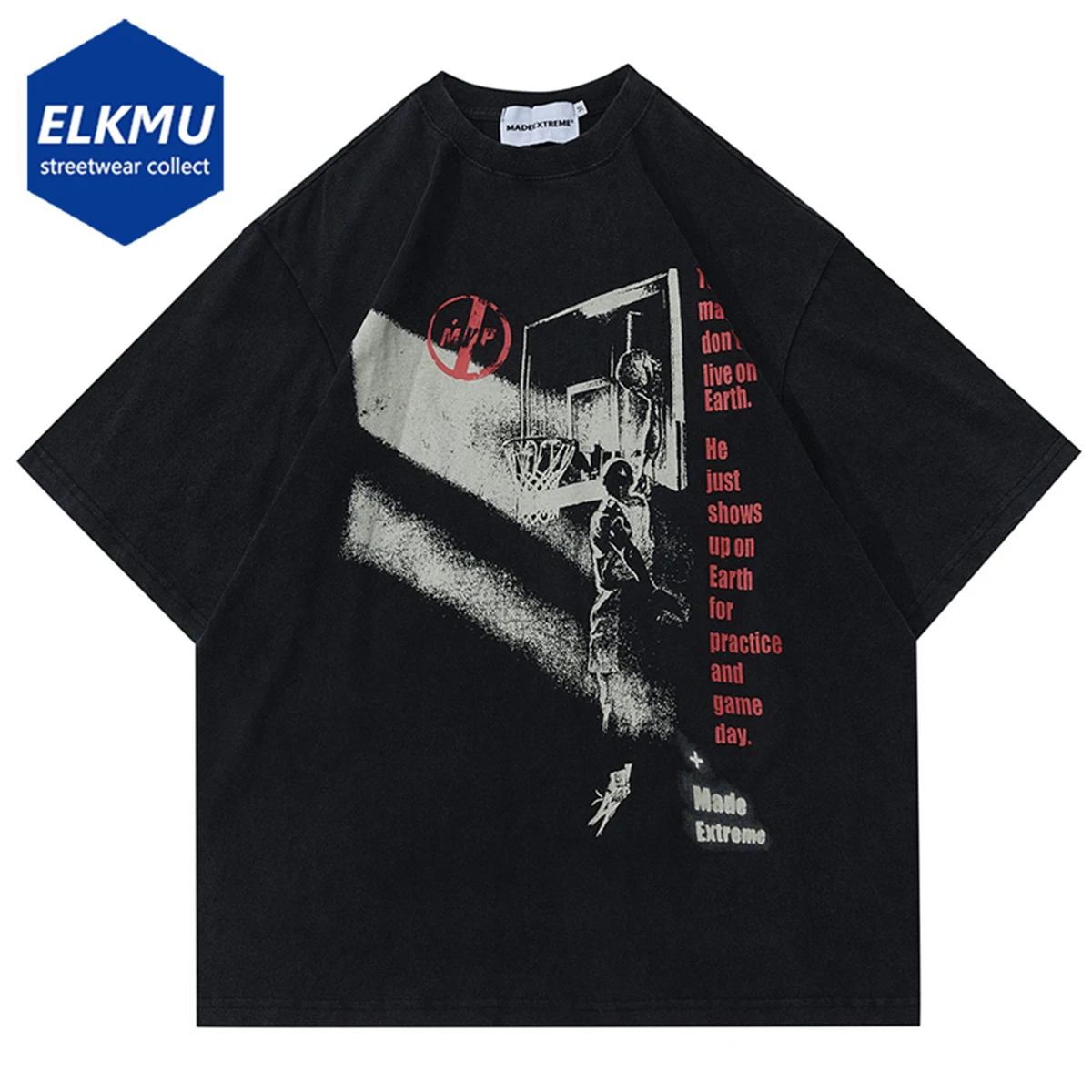 

Футболка мужская хлопковая оверсайз с принтом Dunk, в стиле Харадзюку