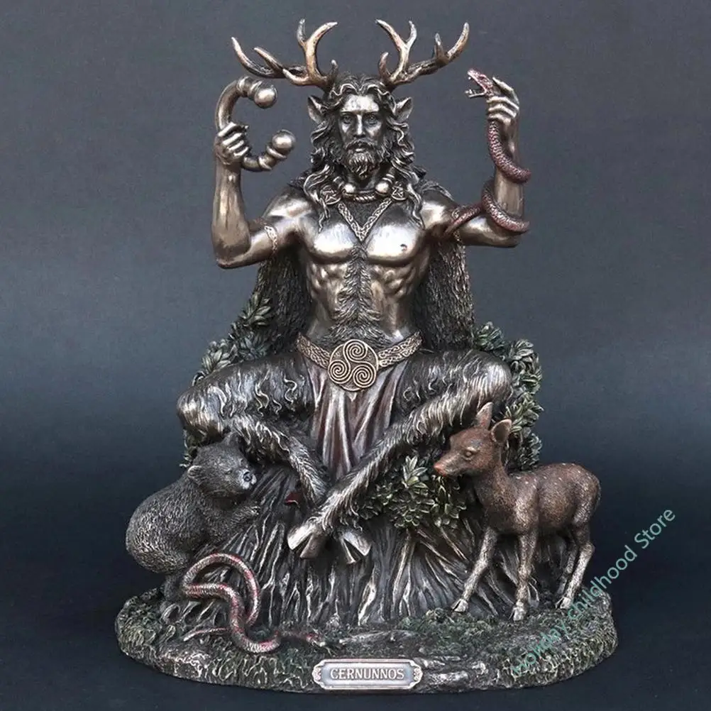 

1 шт. древняя Римская Статуя из смолы, скульптура, кельтский Бог, фигурка Underworld, статуя для дома, сада, Декор