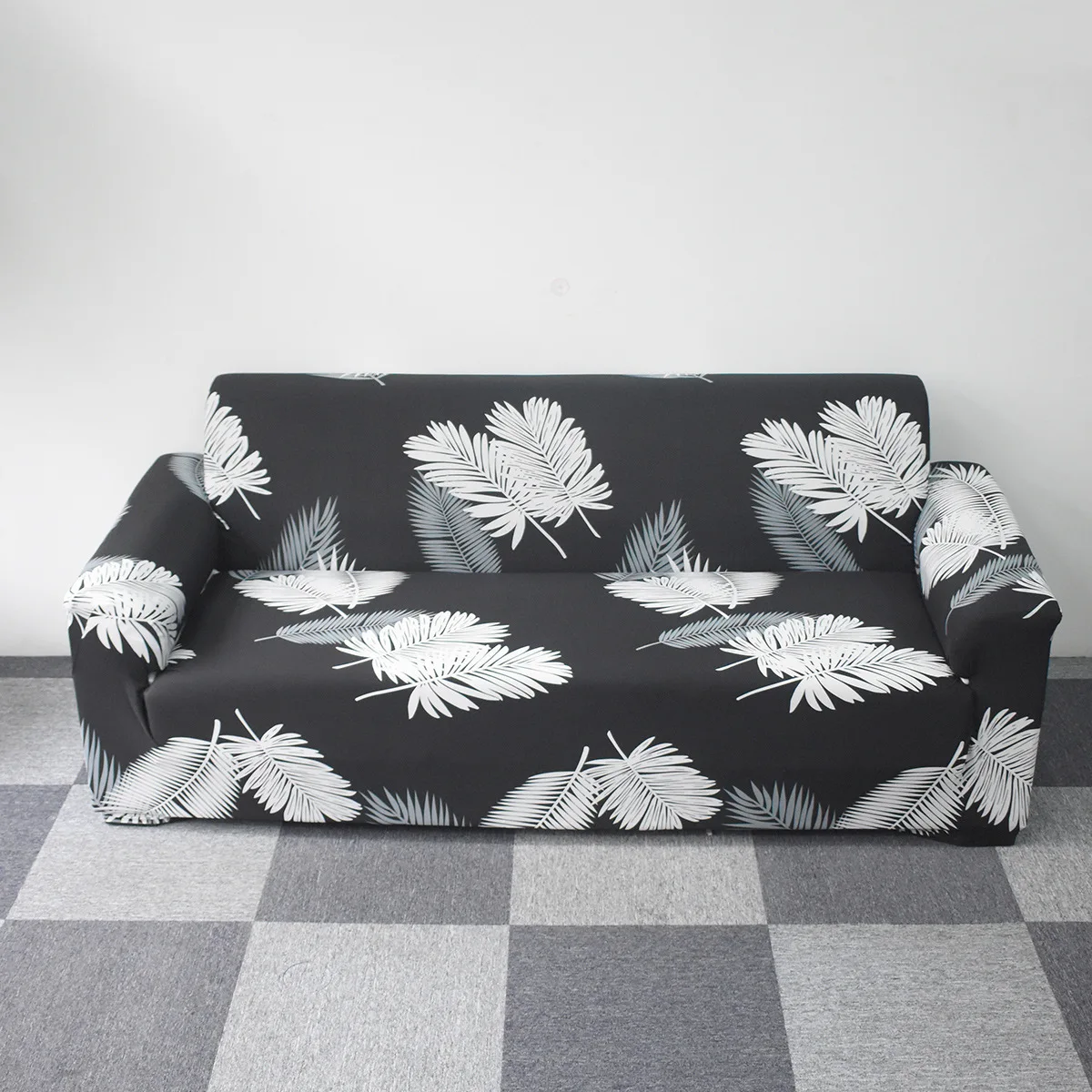 

Cotton All-Inclusive Sofa Cover Elastic Sofa Cover Three-Seat Sofa Cover
