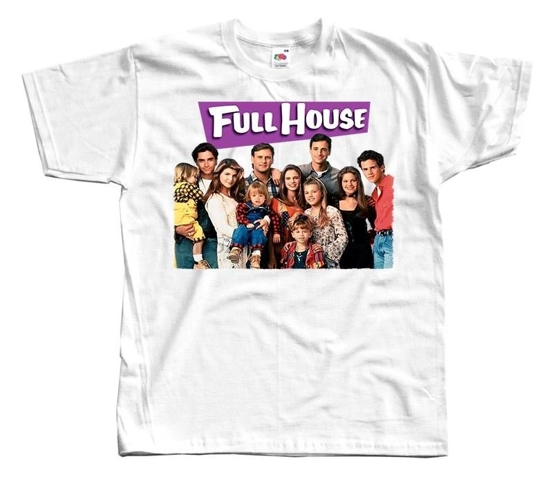 

Full House V5 Tv Series Poster T Shirt (White) All Sizes S To 5Xl