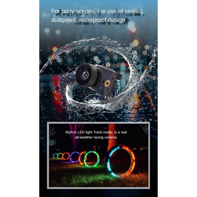 FULL-For Runcam Racer Nano 4 FPV камера 1200TVL водонепроницаемый телефон с режимом освещения и