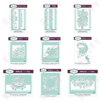 new sweetheart swirls botanical blooms edger duo posy corner countryside pals cutting dies diy paper cards decor embossing molds