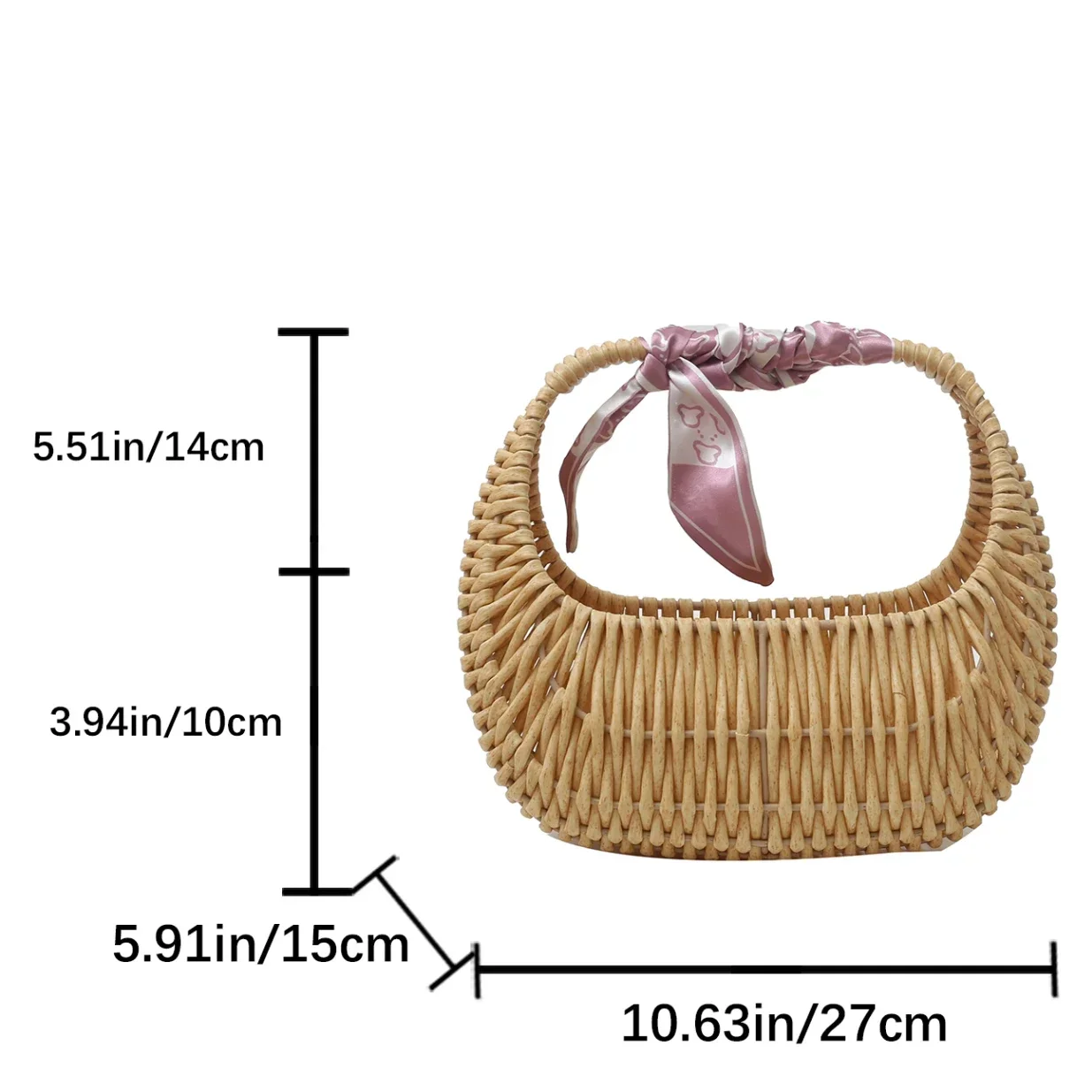 Женская соломенная сумка ручной работы в стиле ретро из рафии