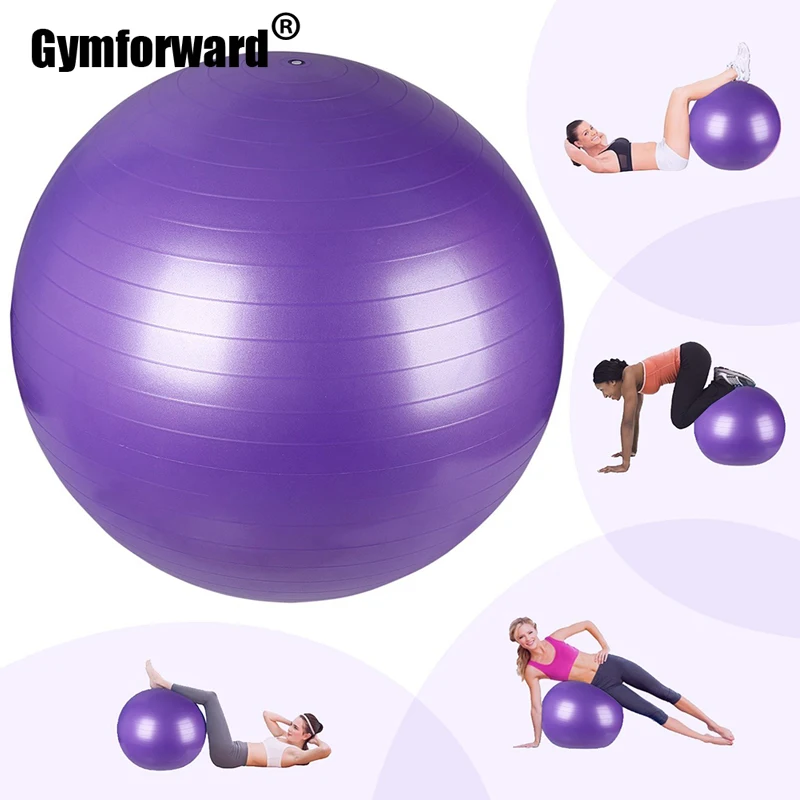 

High Strength Yoga Ball Anti-Burst Exercise Eco-PVC Multi Gym Workout Fitness Training Stability Balance Balls 21Inch 55CM