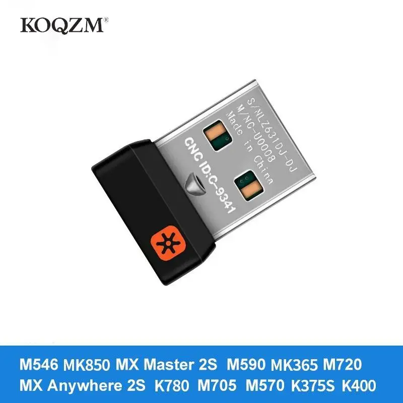 

Беспроводной приемник, унифицирующий USB-адаптер для мыши Logitech, Подключение клавиатуры, 6 устройств для MX M905 M950 M505 M510 M525 Single