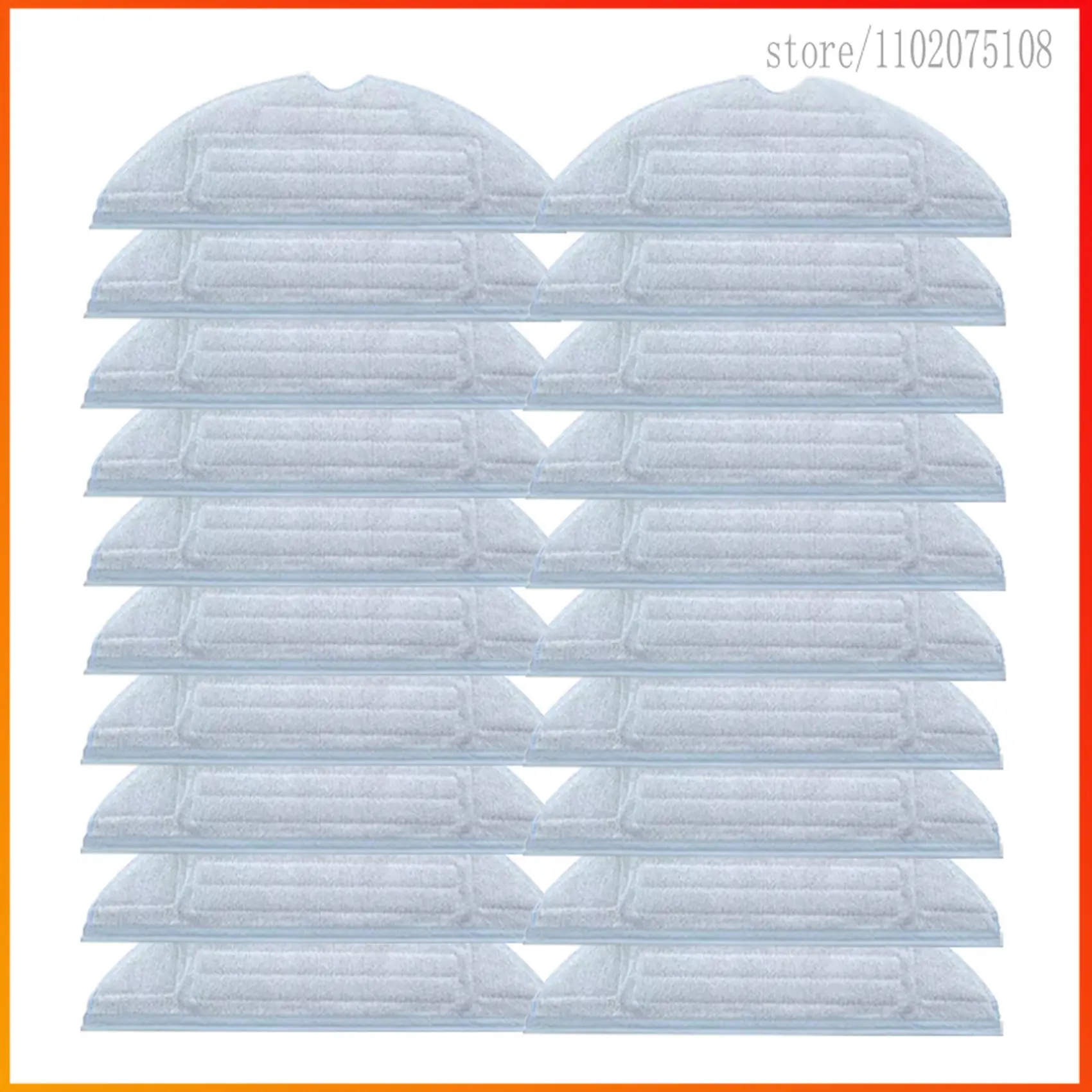 

20PCS Replacement Mop Cleaning Cloth Accessories For Xiaomi Roborock S7 T7S T7PLUS Robot Vacuum Cleaner Spare Parts