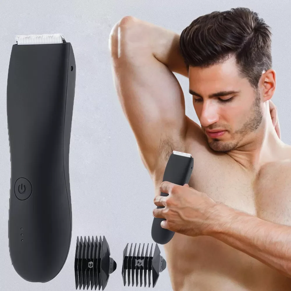 

Триммер для волос NEW2023 мужской, комплект для стрижки всего тела, водостойкий IPX7 эпилятор для зоны бикини, перезаряжаемый