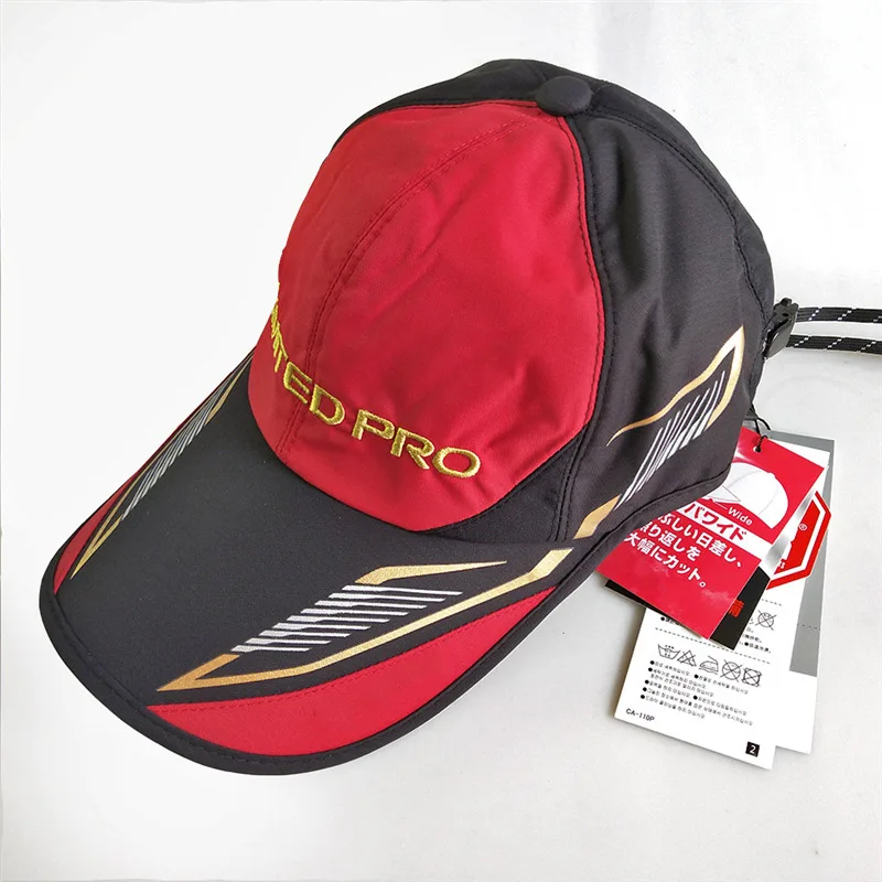 

Рыболовные кепки, черные, красные, летние, осенние дышащие солнцезащитные рыболовные кепки, водонепроницаемые мужские рыболовные кепки, бейсболка