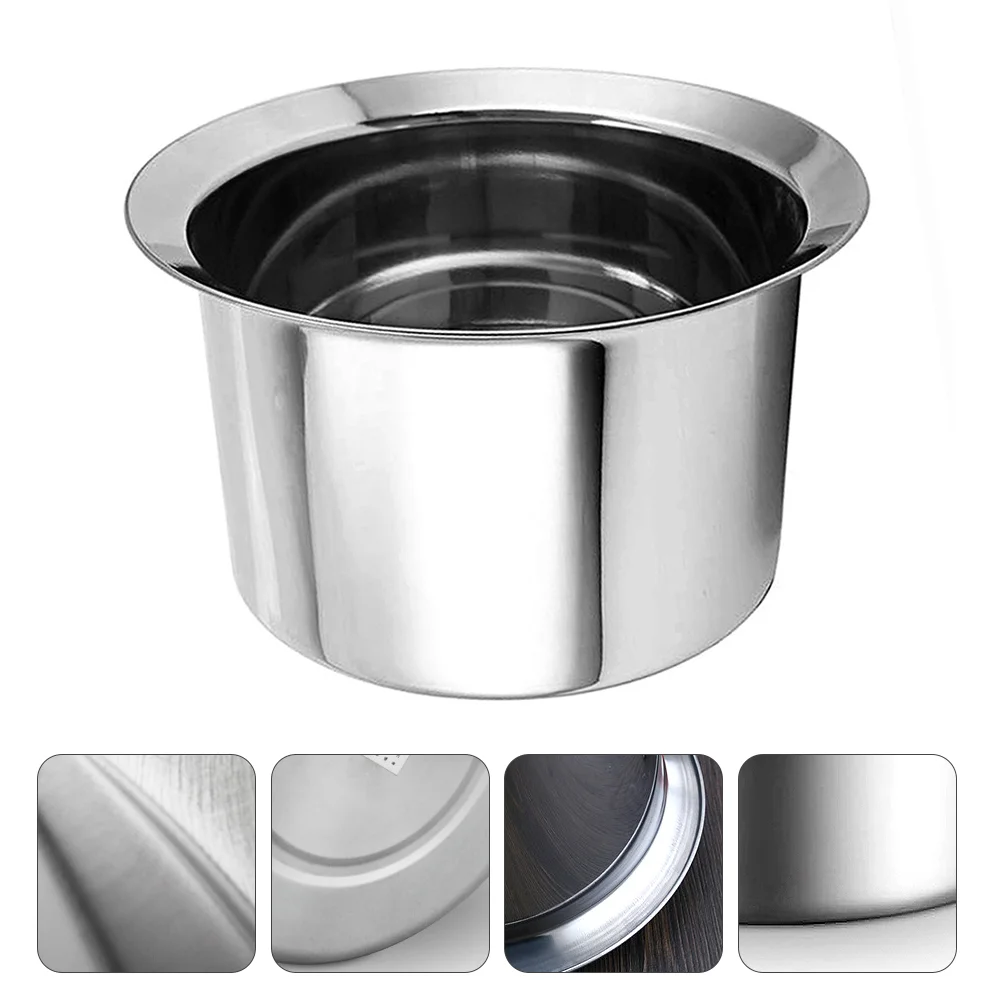 

1Pc Thick Cuspidor Portable Chamber Pot Household Spittoon for Children (Silver)