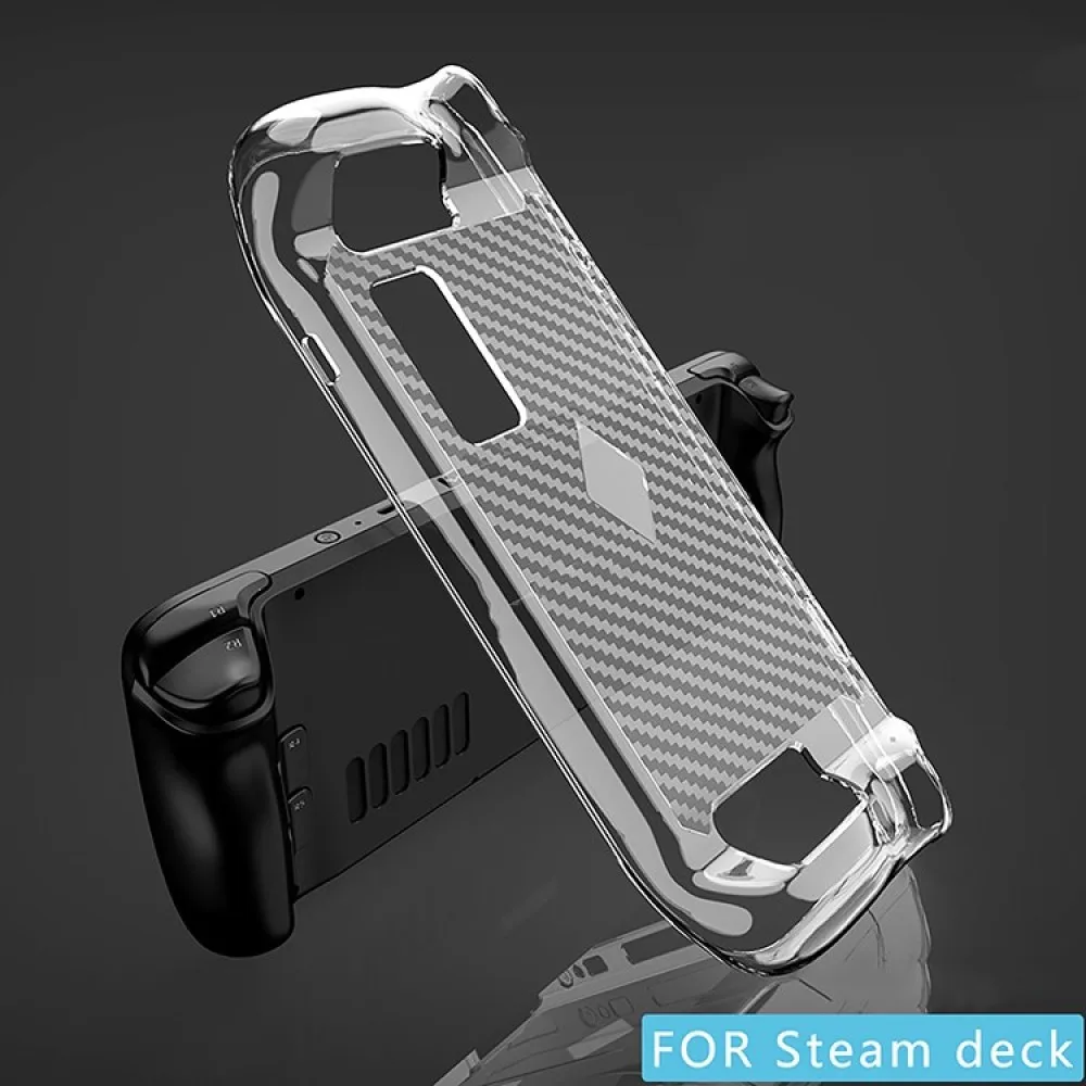 

Anti-Fingerprints Transparent Protective Cover for Steam Deck Game Accessories